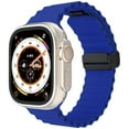 thumbnail image 1 of LEIXIUER Compatible with Apple Watch Ocean Band iWatch Series Bands 38mm 40mm 42mm 44mm 45mm 49mm Women Men, Soft Silicone Sport Wristbands Replacement Strap for iWatch Series 9 8 7 SE 6 5 4 3 Ultra 2, 1 of 7
