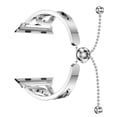 thumbnail image 1 of LEIXIUER Compatible with Apple watch bands iWatch Bnad 41mm 40mm 38mm 45mm 44mm 42mm 49mm Women Designer Slim Metal Stainless Steel Wristbands Replacement iWatch serieis 9 8 7 se 6 5 4 3 2 Ultra Strap, 1 of 6
