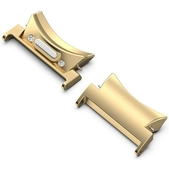 LEIXIUER Compatible for Samsung Galaxy Watch 6 Bands 44mm 40mm Adapter, Stainless Steel Button Connector Band No Gap Connector Adapter for Galaxy Watch6 Classic 43mm 47mm/Watch4/5/6 40mm 44mm