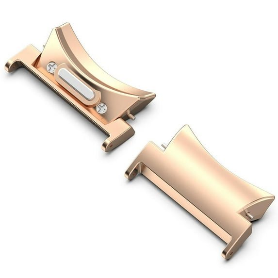 LEIXIUER Compatible for Samsung Galaxy Watch 6 Bands 44mm 40mm Adapter, Stainless Steel Button Connector Band No Gap Connector Adapter for Galaxy Watch6 Classic 43mm 47mm/Watch4/5/6 40mm 44mm