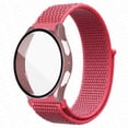 thumbnail image 1 of LEIXIUER Compatible with Samsung Galaxy watch 5 4 40mm 44mm Nylon Band Braided Loop Strap with Tempered Glass Bumper Case Cover, 1 of 12