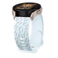 thumbnail image 1 of LEIXIUER Engraved 20mm Bands Compatible with Samsung Galaxy Watch 6/5/Watch 4 40mm 44mm for Women, Samsung Galaxy Watch 5 Pro 45mm/Galaxy Active 2/ 20mm Soft Silicone Replacement Sport Strap, 1 of 15