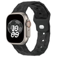 thumbnail image 1 of LEIXIUER Engraved Pattern Sport Bands Compatible with Apple Watch Band iWatch Band 49mm 45mm 44mm 42mm 41mm 40mm 38mm Men Women,  Silicone Wristbands for iWatch Series 9 8 7 6 5 4 3 2 1 SE Ultra, 1 of 8