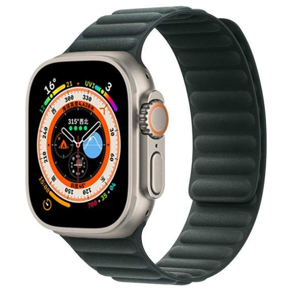 LEIXIUER FineWoven Magnetic Link Band Compatible with Apple Watch Band 49mm 45mm 44mm 42mm, Woven Loop Strap Magnet for iWatch Ultra 2 / Ultra/SE 2 / SE/Series 9 8 7 6 5 4 3 2 1
