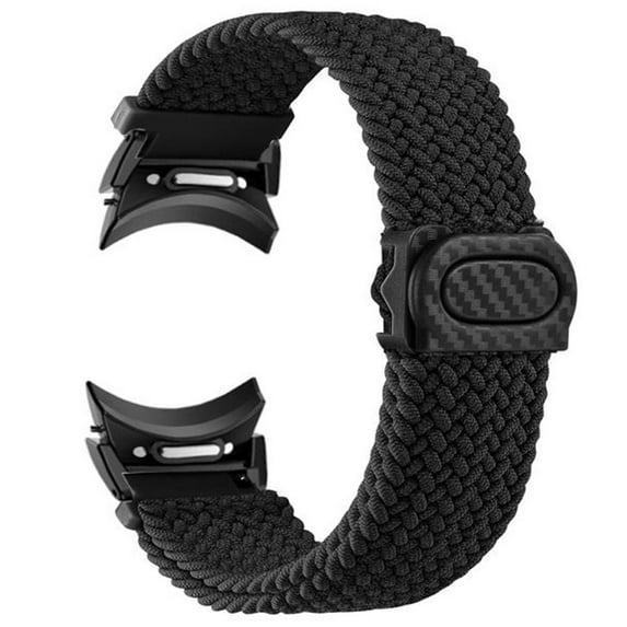 LEIXIUER No Gap 20mm Band for Samsung Galaxy Watch 6 5 4 Band 40mm 44mm Watch 5 Pro 45mm/Galaxy Watch 6 classic bands 43mm 47mm /4 classic 42mm 46mm Magnetic Fabric Woven Braided strap for women men
