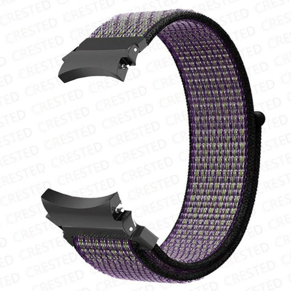 LEIXIUER No Gap Nylon Band Compatible with Samsung Galaxy Watch 6 5 4 40mm 44mm/Galaxy Watch 6 Classic Band 47mm 43mm/Watch 5 Pro 45mm/Watch 4 Classic 42mm 46mm, Breathable Sport Loop Strap Women Men