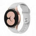 thumbnail image 1 of LEIXIUER No Gaps Silicone Strap for Samsung Galaxy Watch 5 4 40mm 44mm /Watch 4 Classic 42mm 46mm, 20mm Sport Silicone replacement Wristband Bracelet for Galaxy Watch 4 Band, 1 of 8
