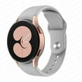 thumbnail image 1 of LEIXIUER No Gaps Silicone Strap for Samsung Galaxy Watch 5 4 40mm 44mm /Watch 4 Classic 42mm 46mm, 20mm Sport Silicone replacement Wristband Bracelet for Galaxy Watch 4 Band, 1 of 8