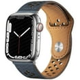 thumbnail image 1 of LEIXIUER UP Leather Compatible with Apple Watch Bands iWatch Band 41mm 40mm 38mm 45mm 44mm 42mm Ultra 49mm UP Soft Leather Wristbands Women Men for iWatch Series 9 8 7 SE 6 5 4 3 2 1, 1 of 15