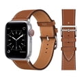 thumbnail image 1 of LEIXIUER UP Leather Strap Compatible with Apple Watch Bands 44mm 45mm 40mm 38mm 42mm 41mm Ultra 49mm iWatch Band Series 9 8 7 SE 6 5 4 3 2 1 Top ArtificialLeather Wristband Single Tour Bracelet, 1 of 9