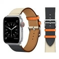 thumbnail image 1 of LEIXIUER UP Leather Strap Compatible with Apple Watch Bands 44mm 45mm 40mm 38mm 42mm 41mm Ultra 49mm iWatch Band Series 9 8 7 SE 6 5 4 3 2 1 Top ArtificialLeather Wristband Single Tour Bracelet, 1 of 9