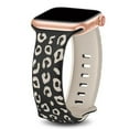 thumbnail image 1 of LEIXIUER Leopard Engraved Bands Compatible with Apple Watch Bands iWatch Band 41mm 40mm 38mm 49mm 45mm 44mm 42mm Women, Silicone Embossed Sport Strap for iWatch Series 9 8 7 6 5 4 3 2 1 Ultra SE, 1 of 13