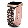 thumbnail image 1 of LEIXIUER Leopard Engraved Bands Compatible with Apple Watch Bands iWatch Band 41mm 40mm 38mm 49mm 45mm 44mm 42mm Women, Silicone Embossed Sport Strap for iWatch Series 9 8 7 6 5 4 3 2 1 Ultra SE, 1 of 13