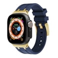 thumbnail image 1 of LEIXIUER Liquid Silicone Sport Band Compatible with Apple Watch Ultra Bands 49mm 45mm 41mm 44mm 40mm 42mm 38mm Women Men, Soft Silicone Strap for  iWatch Series 9 8 7 SE 6 5 4 3 Band, 1 of 11