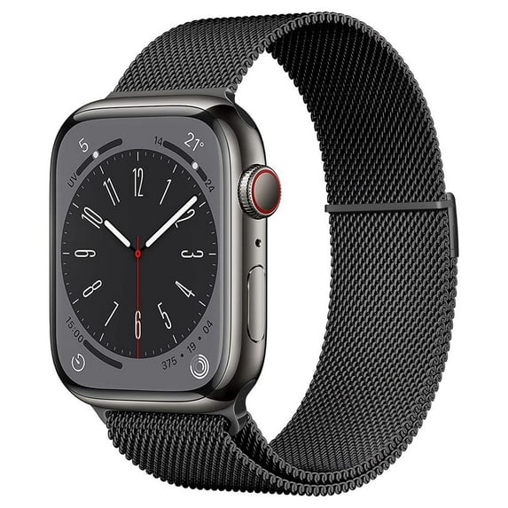 LEIXIUER Magnetic Loop for Apple Watch Bands 45mm 44mm 38mm 40mm 42mm 41mm 49mm fot Men Women, Stainless Steel Metal Strap bracelet iWatch series Ultra 8 7 SE 6 5 4 3 2 1