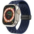 thumbnail image 1 of LEIXIUER Magnetic Sport Wristbands Compatible with Apple Watch Bands 41mm 40mm 38mm 49mm 45mm 44mm 42mm, Waterproof Silicone Sport Band for iWatch Ultra SE Series 9 8 7 6 5 4 3 2 1, 1 of 10