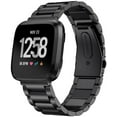 thumbnail image 1 of LEIXIUER Metal Band Compatible with Fitbit Versa 2, Versa, Versa Lite Edition,Stainless Steel Strap Replacement Business Bracelet Compatible with Fitbit Versa Smartwatch, 1 of 11