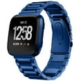 thumbnail image 1 of LEIXIUER Metal Band Compatible with Fitbit Versa 2, Versa, Versa Lite Edition,Stainless Steel Strap Replacement Business Bracelet Compatible with Fitbit Versa Smartwatch, 1 of 11