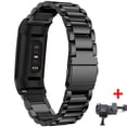 thumbnail image 1 of LEIXIUER Metal Stainless Steel Band Compatible with Fitbit Charge 4 / Charge 3 Bands for Women Men, 1 of 10