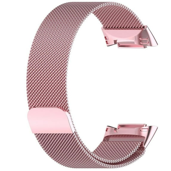 LEIXIUER Milanese Loop Bands for Fitbit Charge 5/Charge 6 Band for Women Men, Adjustable Stainless Steel Metal Mesh Wristbands Replacement Straps for Charge 5/6 Activity Tracker