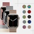 thumbnail image 1 of LEIXIUER Milanese Loop Compatible with Apple Watch Band 44mm 40mm 45mm 41mm 38mm 42mm Ultra 49mm Women Men, Adjustable Magnet Magnetic Metal Mesh Wristbands for Apple Watch Series 9 8 7 SE 6 5 4 3 2 1, 1 of 7