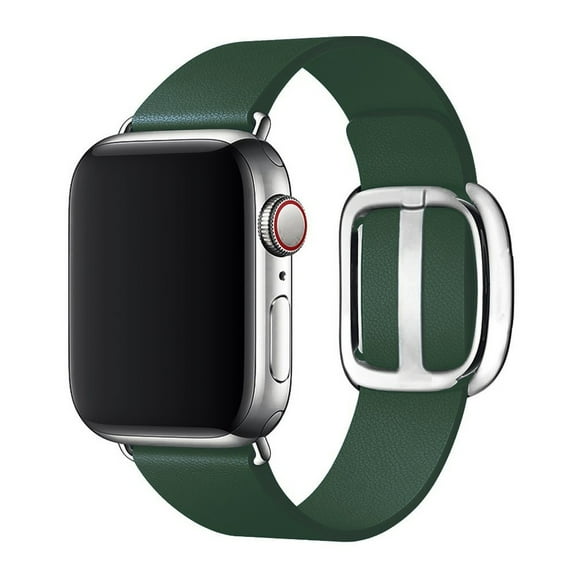 LEIXIUER Modern Buckle Genuine Leather Strap for Apple Watch Band 45mm 41mm Correa Leather Bracelet for Apple Watch Series 7 45 mm 41 mm Strap