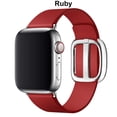 thumbnail image 1 of LEIXIUER Modern Buckle Genuine Leather Strap for Apple Watch Band 45mm 41mm Correa Leather Bracelet for Apple Watch Series 7 45 mm 41 mm Strap, 1 of 9