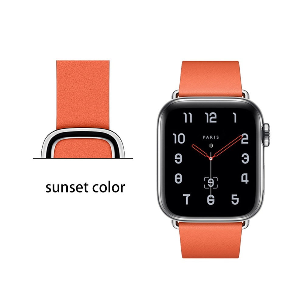 LEIXIUER Modern Buckle Strap Compatible with Apple Watch Bands