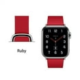 thumbnail image 1 of LEIXIUER Modern Buckle Strap Compatible with Apple Watch Bands 44mm 45mm 41mm 40mm 42mm 38mm Ultra 49mm Correa Leather Bracelet Replacement iwatch Series 8 7 5 4 3 6 SE 2 1, 1 of 8