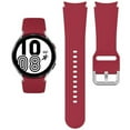 thumbnail image 1 of LEIXIUER No Gap 20mm Band Compatible with Samsung Galaxy Watch 6 5 4 Band 40mm 44mm, Watch 5 Pro Band 45mm/Watch 4 6 Classic 42mm 46mm 43mm 47mm, 20mm Soft Silicone Sport Bands for Women Men, 1 of 15
