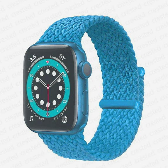 LEIXIUER Nylon Braided Solo Loop for Apple Watch Band 44mm 40mm 45mm 38mm 42mm 41mm 49mm Ultra for Women Men, Elastic Nylon Wristbands Strap for iWatch Series 8 7 6 5 4 SE 3 2 1 Accessories
