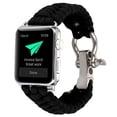 thumbnail image 1 of LEIXIUER Nylon Rope Sport Watch Strap Compatible with Apple Watch Bands 44mm 42mm 45mm 49mm 41mm 40mm 38mm Survival Outdoor Wristband Compatible with Apple Watch Series 6 5 7 SE 8 4 Ultra, 1 of 9