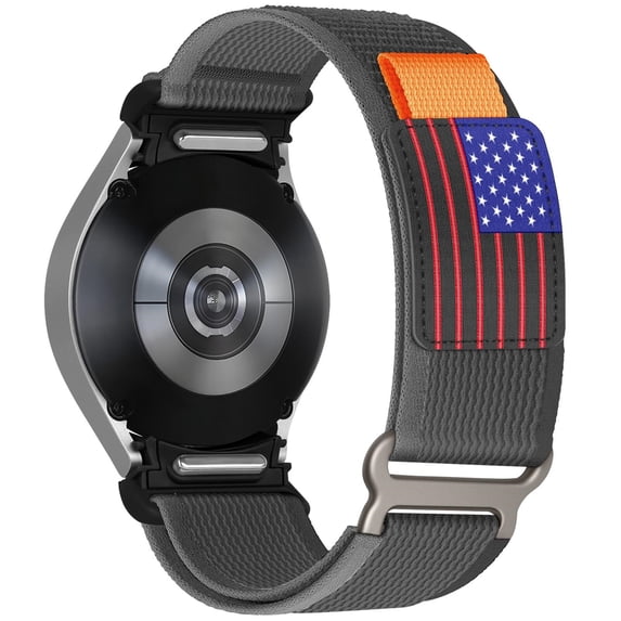 LEIXIUER Rugged Trail Loop Band for Samsung Galaxy Watch 6 5 4 40mm 44mm 42mm 46mm 43mm 5 Pro 45mm Band One-Click No Gap Soft Nylon Sport Loop for Galaxy Watch 6 5 4