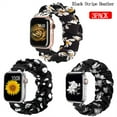 thumbnail image 1 of LEIXIUER Scrunchie Strap for Apple Watch Bands 40mm 38mm 44mm 41mm 42mm 45mm iWatch Bands for Women,Cute Printed Elastic Solo Loop Bands Bracelet for iWatch Series 7 6 5 4 3 2 1 SE, 3 Packs, 1 of 9