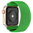 thumbnail image 1 of LEIXIUER Scrunchie Strap Compatible with Apple Watch Band 45mm 41mm 44mm 40mm 49mm Bohemia Elastic Belt Solo Loop Bracelet iWatch 3 4 5 SE 6 7 8 9 Band, 1 of 7