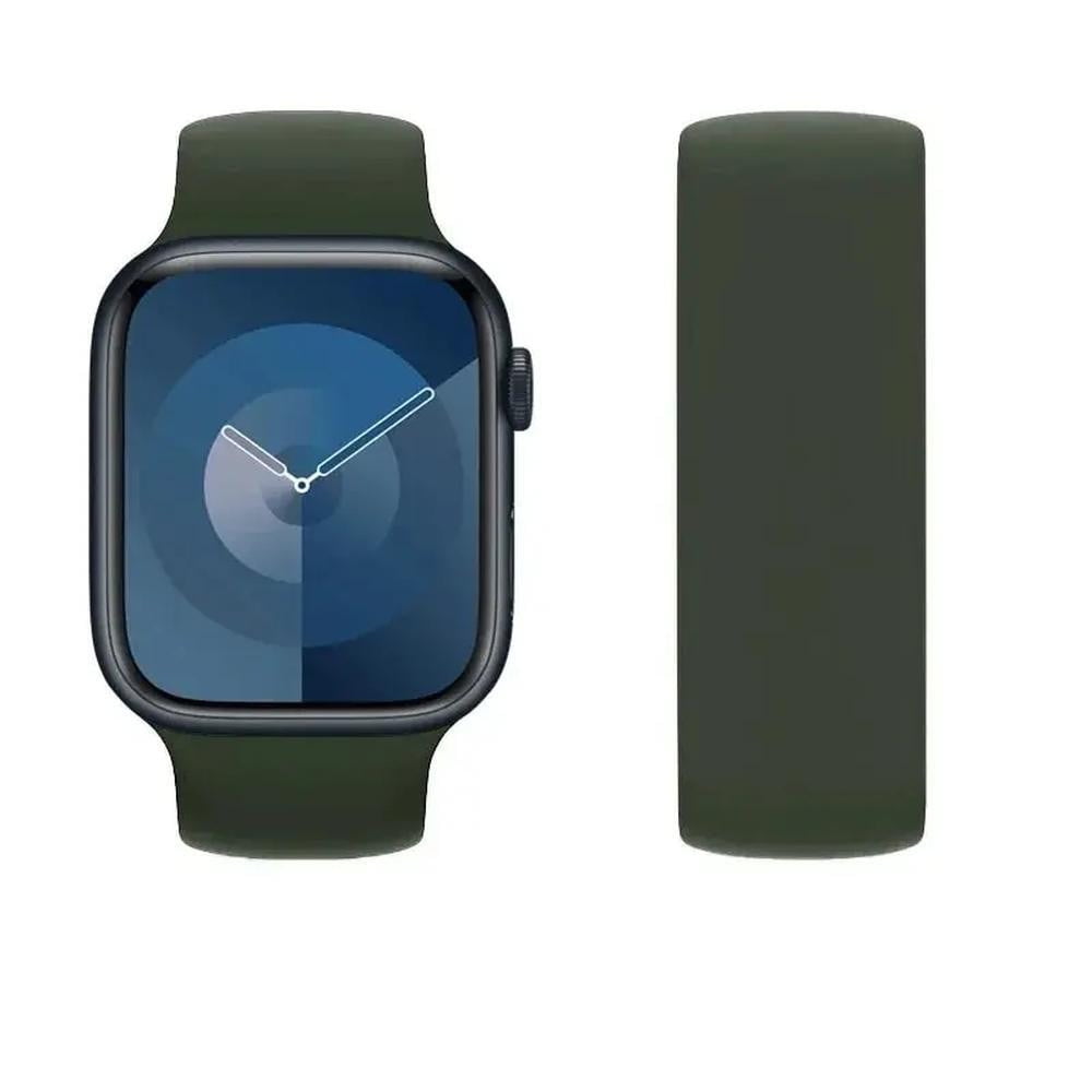 Silicone Band Pacific Green Apple Watch LEIXIUER Silicone Solo
