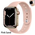 thumbnail image 1 of LEIXIUER Silicone Sport Strap Compatible with Apple Watch Bands 40mm 38mm 41mm 45mm 44mm 42mm 49mm, Breathable Silicone Bracelet for iWatch Bands Accessories Series 9 8 7 SE 6 5 4 3 2 1 Ultra, 1 of 8