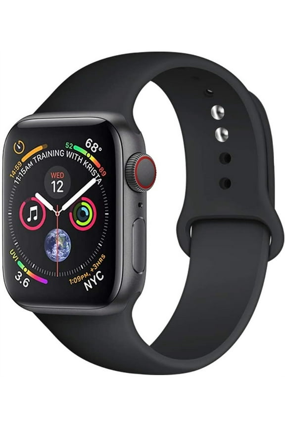 Silicone Sport Strap Compatible with Apple Watch Bands 49mm 40mm 44mm 38mm 42mm 41mm 45mm,Stretchy Soft Silicone WristBands Bracelet for iWatch All Series 8 7 6 5 4 3 2 1 & SE Sports Band