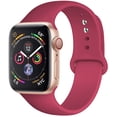 thumbnail image 1 of LEIXIUER Silicone Sport Strap Compatible with Apple Watch Bands 49mm 40mm 44mm 38mm 42mm 41mm 45mm,Stretchy Soft Silicone WristBands Bracelet for iWatch All Series 8 7 6 5 4 3 2 1 & SE Sports Band, 1 of 9