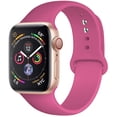 thumbnail image 1 of LEIXIUER Silicone Sport Strap Compatible with Apple Watch Bands 49mm 40mm 44mm 38mm 42mm 41mm 45mm,Stretchy Soft Silicone WristBands Bracelet for iWatch All Series 8 7 6 5 4 3 2 1 & SE Sports Band, 1 of 9