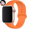 thumbnail image 1 of LEIXIUER Silicone Sport Strap Compatible with Apple Watch Bands with Case 42mm,Clear Silicone Screen Protector Cover and Band Compatible with Apple Watch Series 3 2 1 -Vitamin C, 1 of 9
