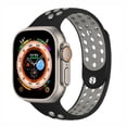 thumbnail image 1 of LEIXIUER Silicone Sport Wristbands Compatible with Apple Watch Bands 41mm 40mm 38mm 49mm 45mm 44mm 42mm Women Men, Breathable Sport Band Replacement iWatch Series Ultra SE 9 8 7 6 5 4 3 2 1, 1 of 13
