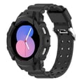 thumbnail image 1 of LEIXIUER Silicone Strap+Case Compatible with Samsung Galaxy Watch 5 4 44mm 40mm Galaxy Watch 5 Pro Strap 20mm No Gaps Sport Bracelet Correa with Protective Cover, 1 of 7
