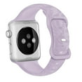 thumbnail image 1 of LEIXIUER Silicone Strap Compatible with Apple Watch Bands 40mm 38mm 44mm 40mm 41mm 42mm 45mm, Soft Silicone Engraved Sport Wristbands Replacement Strap for Apple Watch Series 3/SE/7/6/5/4/3/2/1, 1 of 8