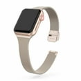 thumbnail image 1 of LEIXIUER Silm Milanese Loop Strap Compatible with Apple Watch Bands 45mm 41mm 44mm 40mm 38mm 42mm Ultra 49mm Thin Stainless Steel Band Magnetic Mesh Metal Strap for iWatch Series 9 8 7 se 6 5 4 3, 1 of 9