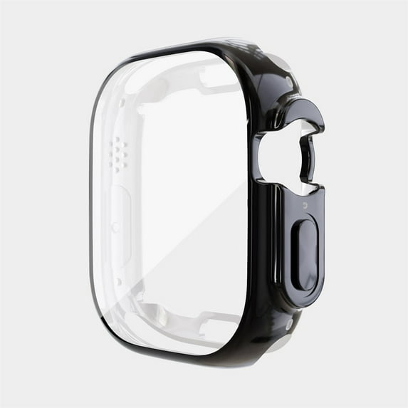 LEIXIUER (Single pack 3 Black) Compatible for Apple Watch Ultra 49mm Soft Watch Case All Around Shockproof TPU Protective Cover Bumper Lightweight and Shock Absorbent for Apple Watch Ultra 49mm