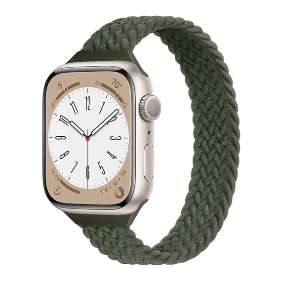 LEIXIUER Slim Braided Solo Loop Bands Compatible with Apple Watch Bands 41mm 45mm 49mm 40mm 44mm 42mm 38mm 42mm Elastic Belt Bracelet Replacement iWatch Series 8 Ulrea 6 5 4 3 SE 7 2 1