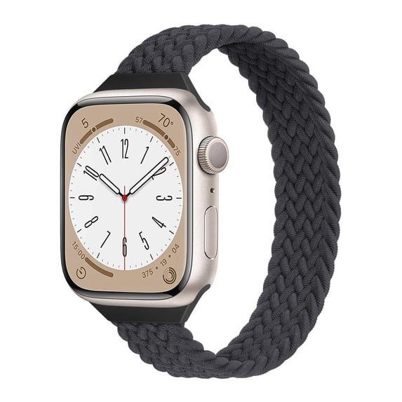 LEIXIUER Slim Braided Solo Loop Bands Compatible with Apple Watch Bands 41mm 45mm 49mm 40mm 44mm 42mm 38mm 42mm Elastic Belt Bracelet Replacement iWatch Series 8 Ulrea 6 5 4 3 SE 7 2 1