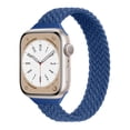 thumbnail image 1 of LEIXIUER Slim Braided Solo Loop Bands Compatible with Apple Watch Bands 41mm 45mm 49mm 40mm 44mm 42mm 38mm 42mm Elastic Belt Bracelet Replacement iWatch Series 8 Ulrea 6 5 4 3 SE 7 2 1, 1 of 7