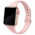 thumbnail image 1 of LEIXIUER Slim Silicone strap Compatible with Apple watch Bands 38mm 40mm 41mm 44mm 45mm 42mm Ultra 49mm for iWatch Series 8 7 SE 6 5 4 3 2 1 Silicone Sport wrsitband bracelet correa, 1 of 9